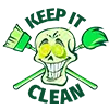 Keep It Clean logo displayed in website header.